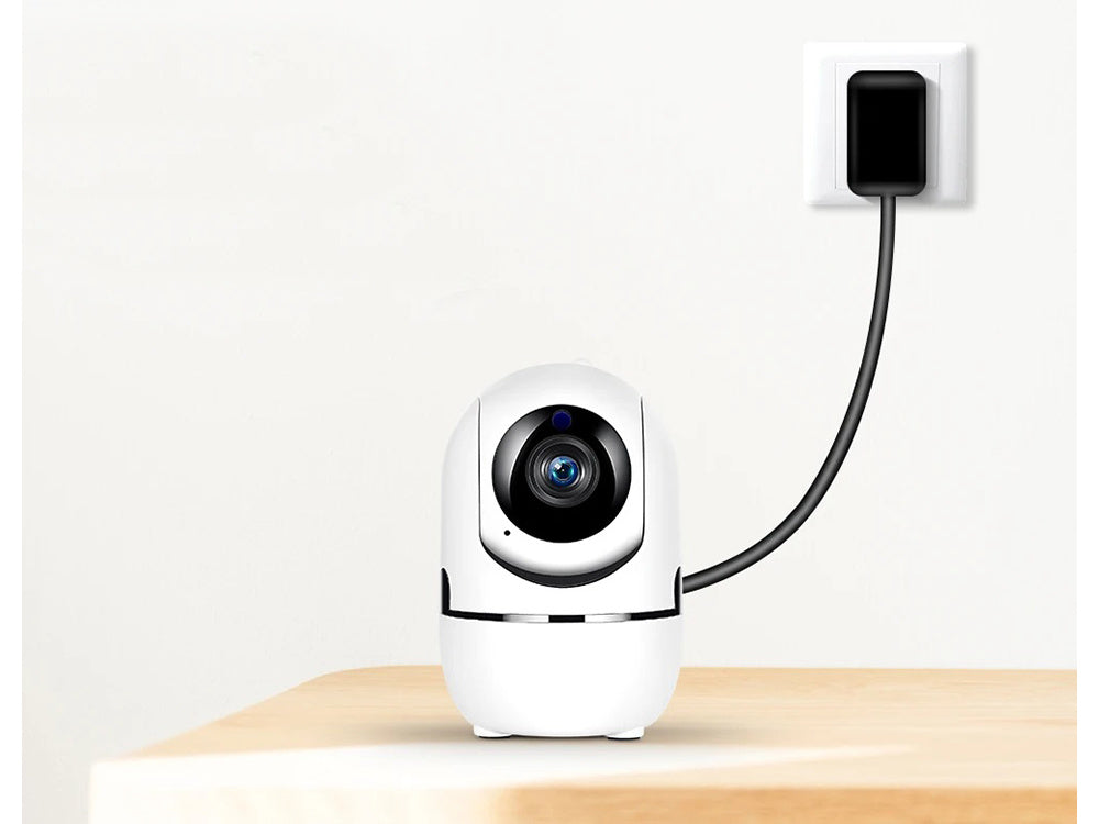 Babá de vídeo WI-FI rotativa