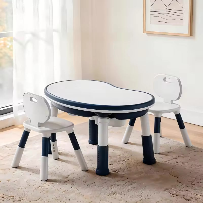 Conjunto de Mesa e Cadeira Infantil, Multiplay 5 em 1